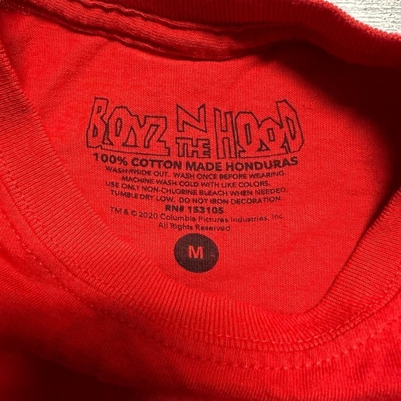 Boyz N The Hood | Youth T-Shirt | Red | Medium - Picture 3 of 5
